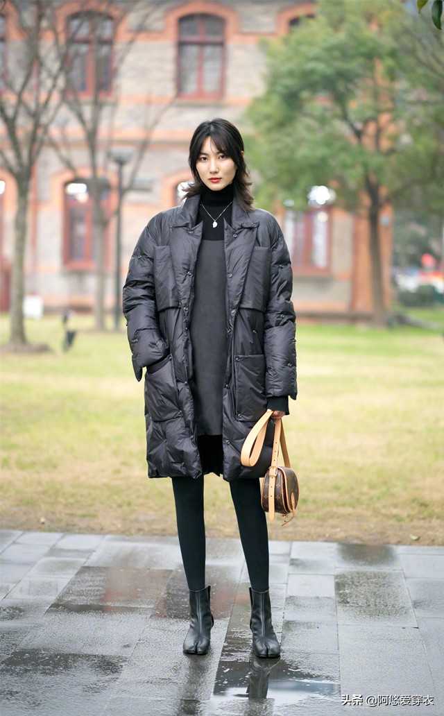 比韩系时髦、比日杂惊艳，杭州美女的冬季街拍，一套比一套好看