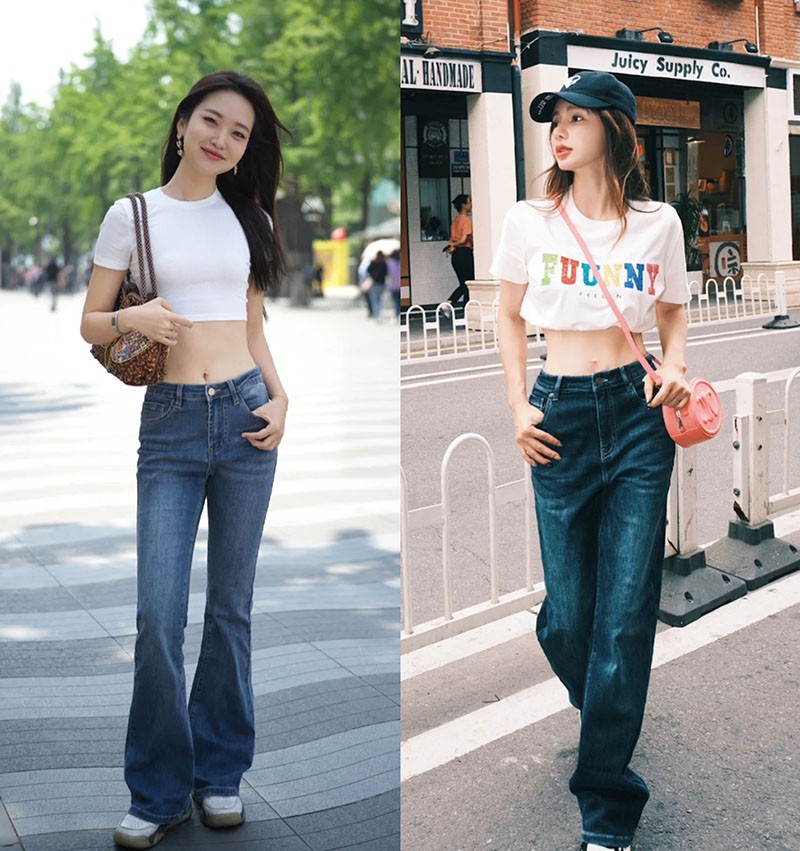 看了杭州女生的街拍才知道：这3件T恤，才是今夏穿搭新潮流