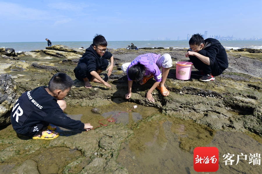 组图 | 艳阳高照 海口市民游客乐享冬日暖阳