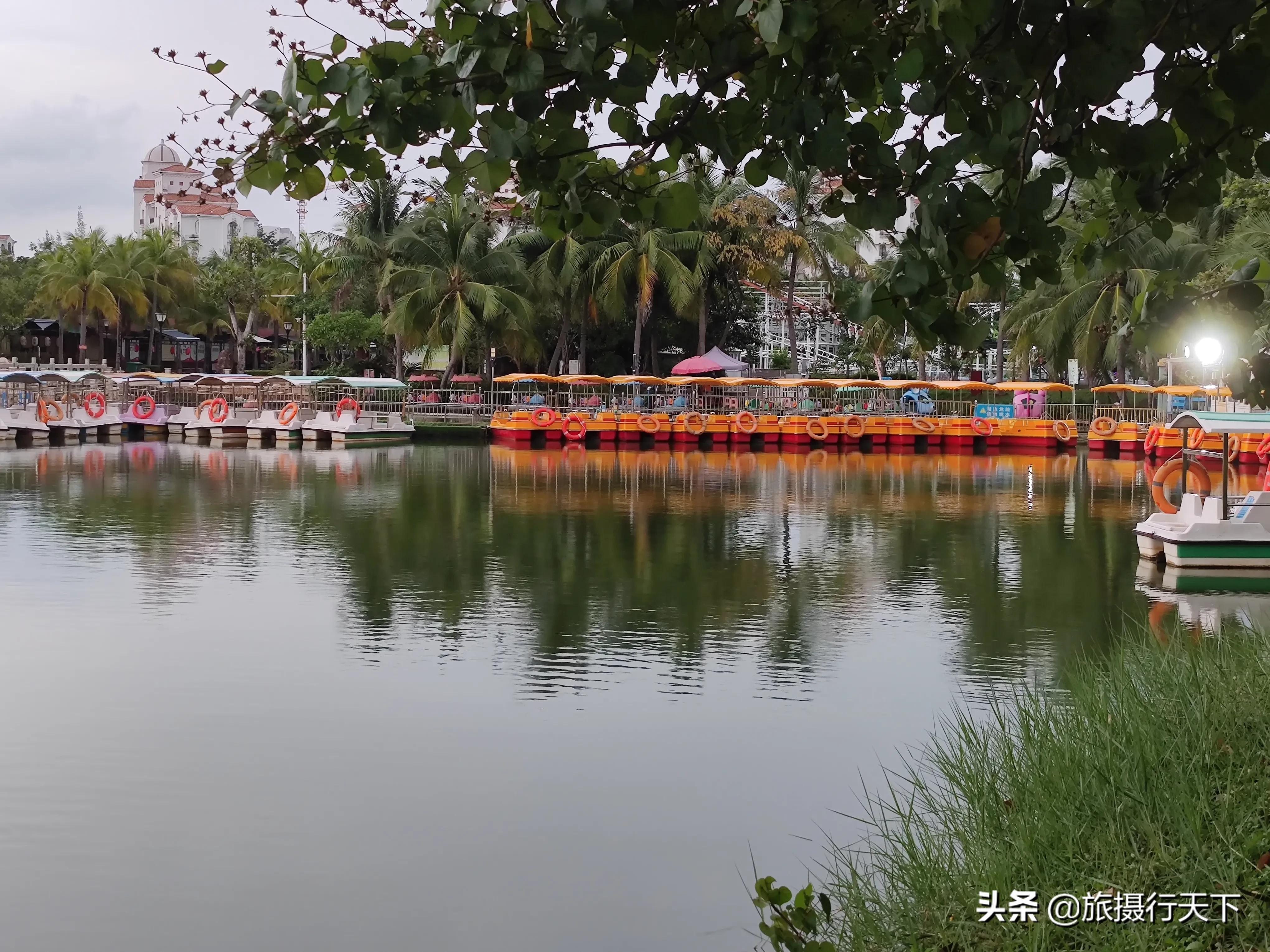 海南海口《白沙门公园》绿化丰富、儿童娱乐、海滩沐浴，应有尽有