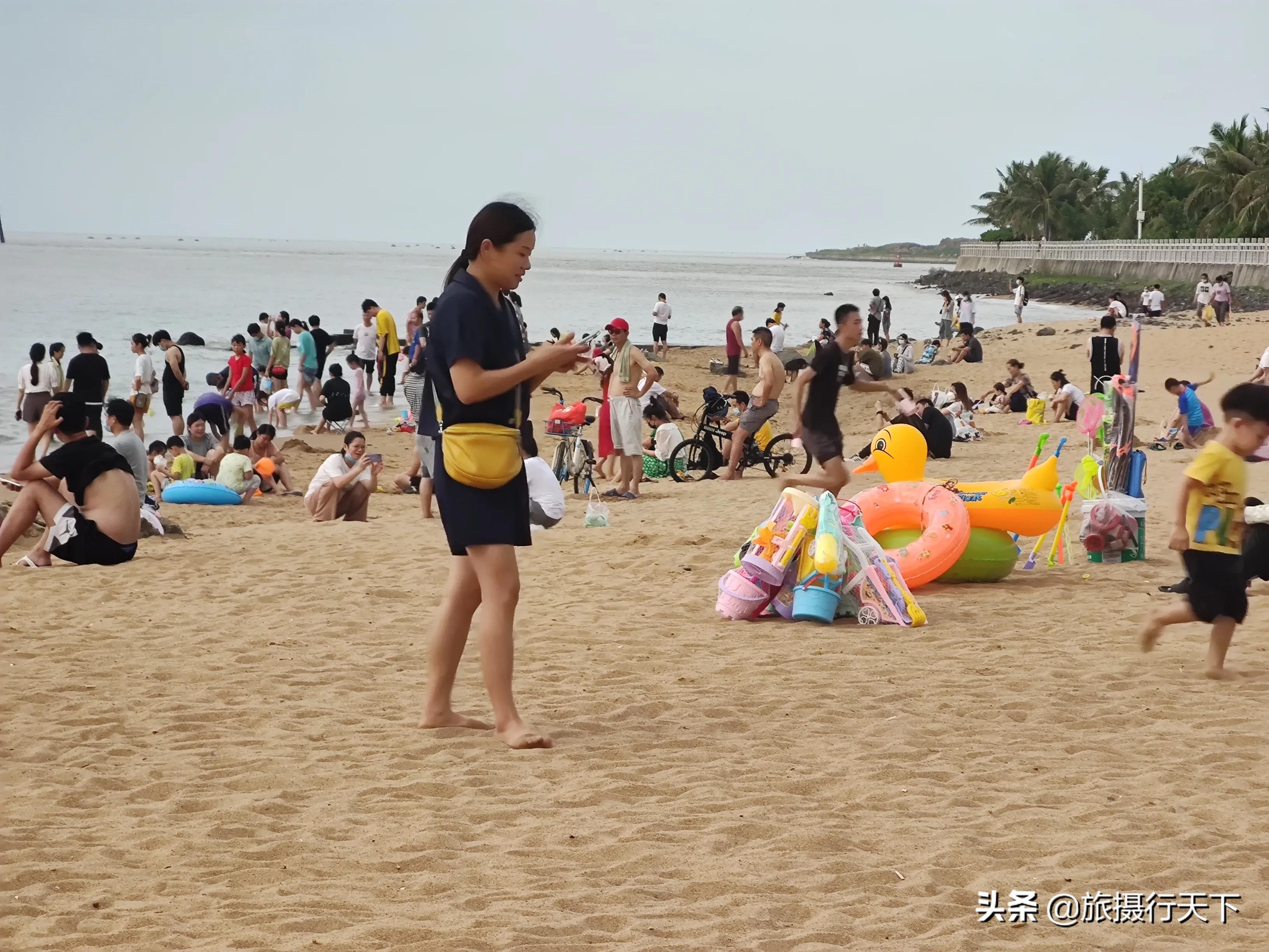 海南海口《白沙门公园》绿化丰富、儿童娱乐、海滩沐浴，应有尽有