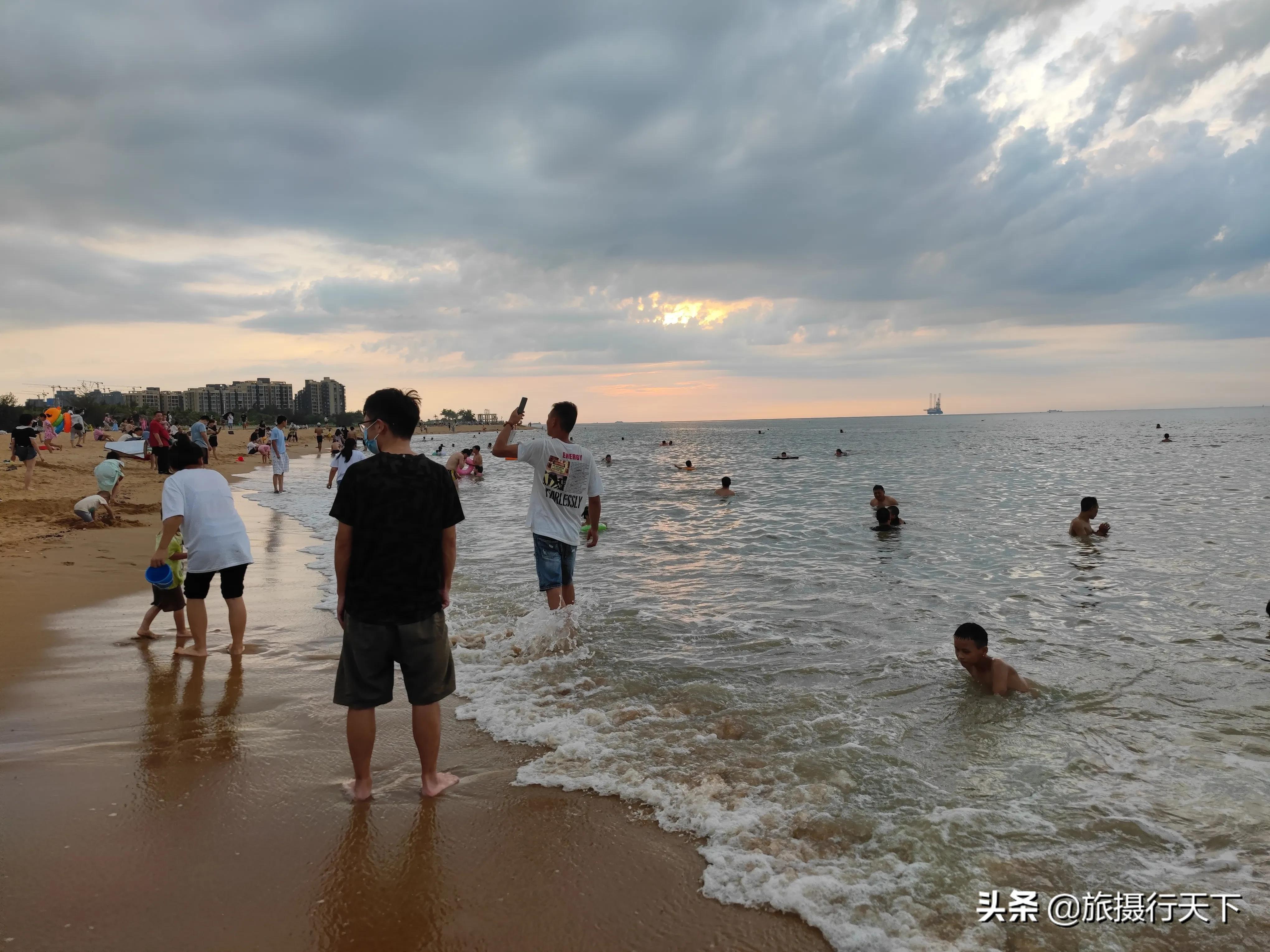 海南海口《白沙门公园》绿化丰富、儿童娱乐、海滩沐浴，应有尽有