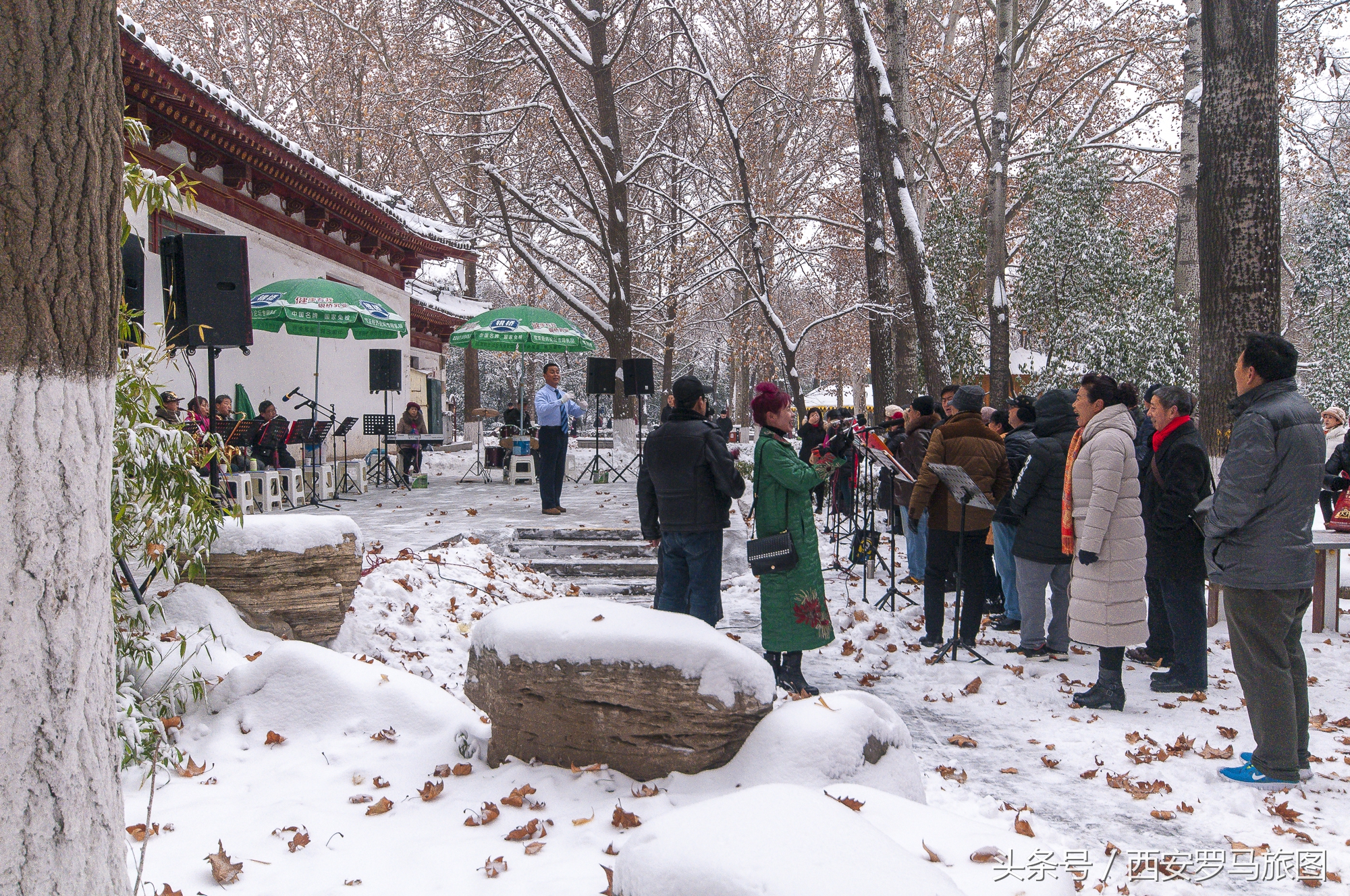 街拍西安，在寒冷的冬天，在2018，我们这些在平凡之路上的人们