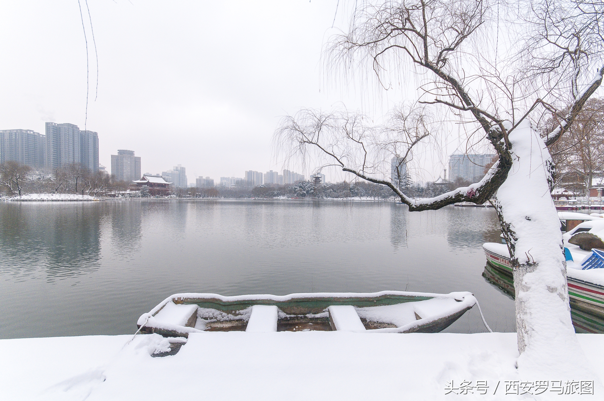 街拍西安，在寒冷的冬天，在2018，我们这些在平凡之路上的人们