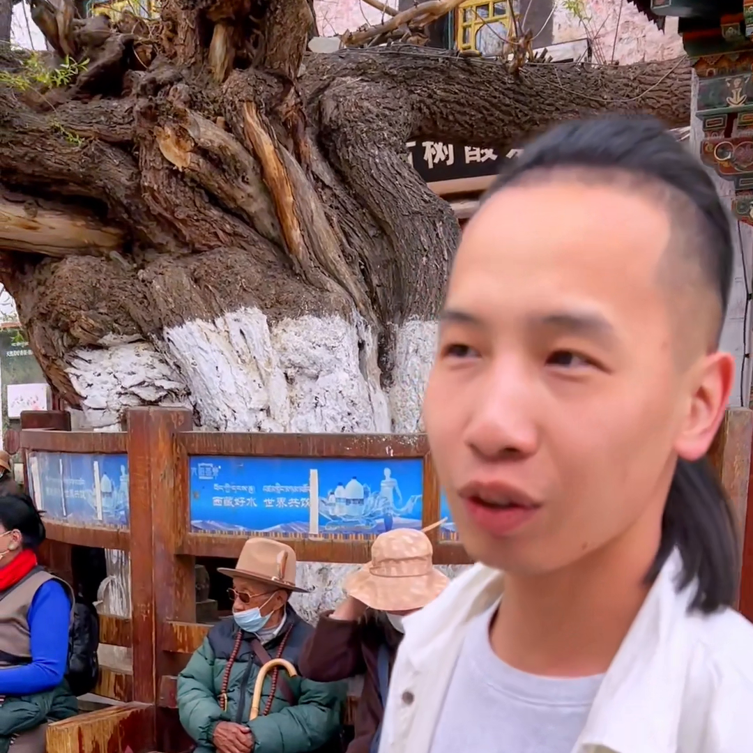 第一次街头采访，尴尬住了一整条八廓街#藏文化