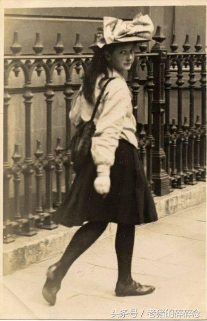二十世纪初，街拍伦敦街头的姑娘们