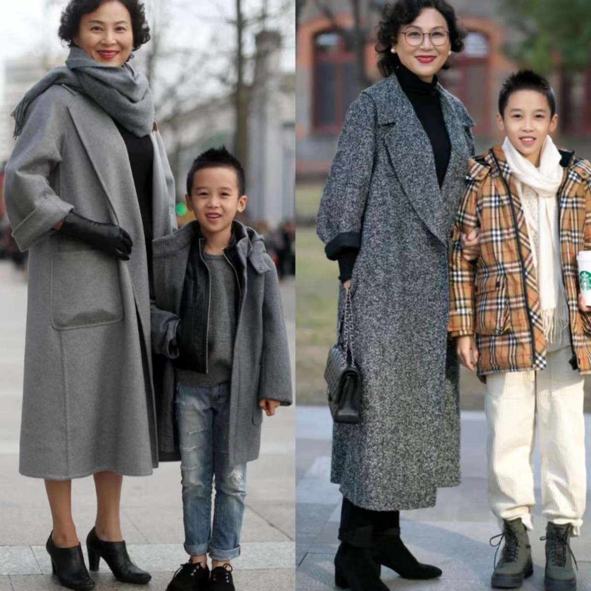 杭州女生才是“呢大衣”搭配高手，一套比一套时髦，保暖又显精神