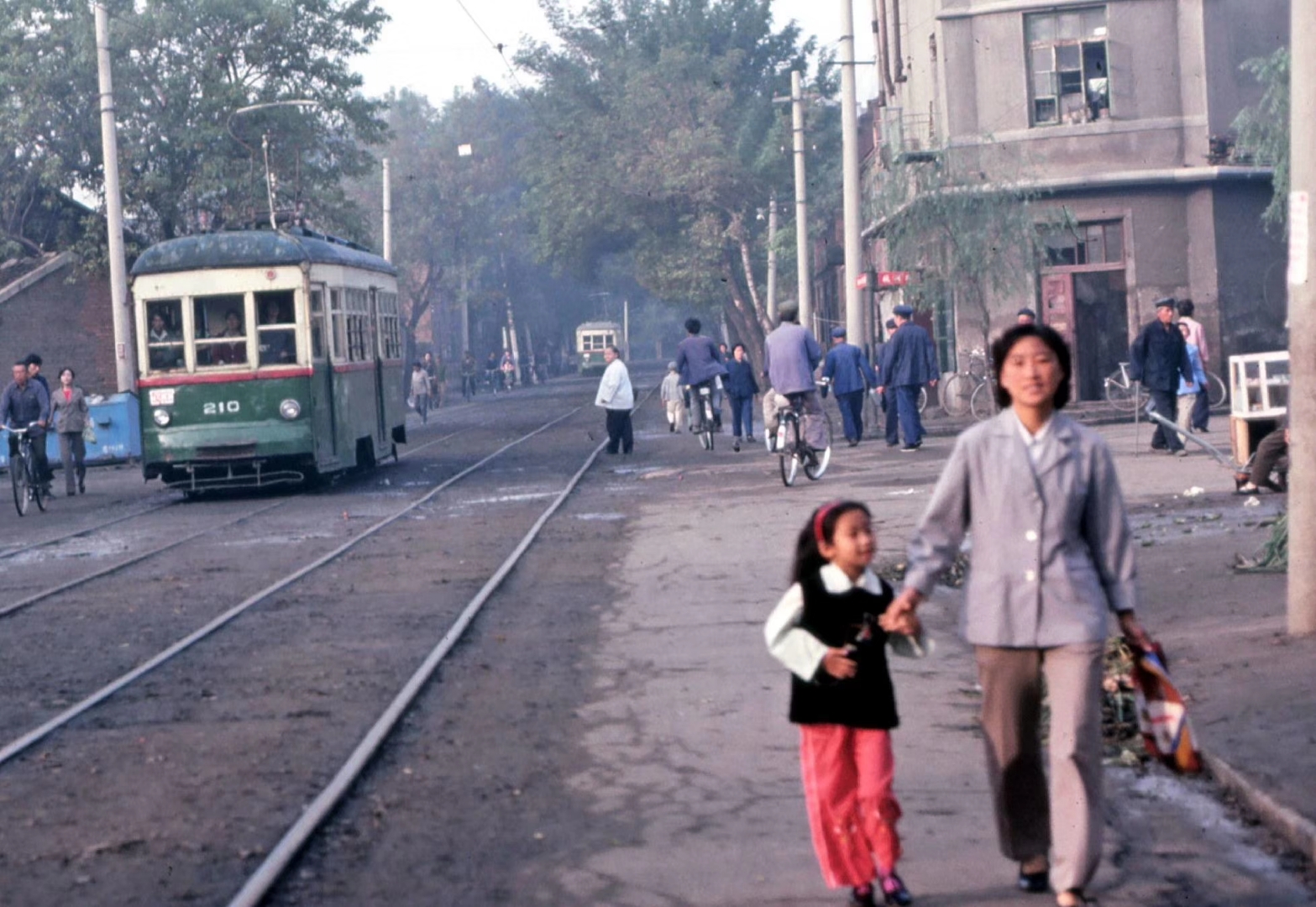 老照片：1983年的吉林长春街景