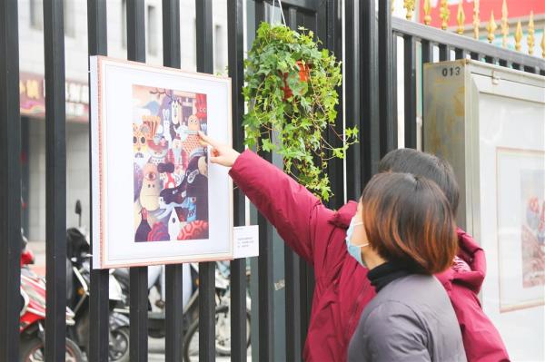 上海街头虎年新风景：家门口邂逅“一墙美术馆”