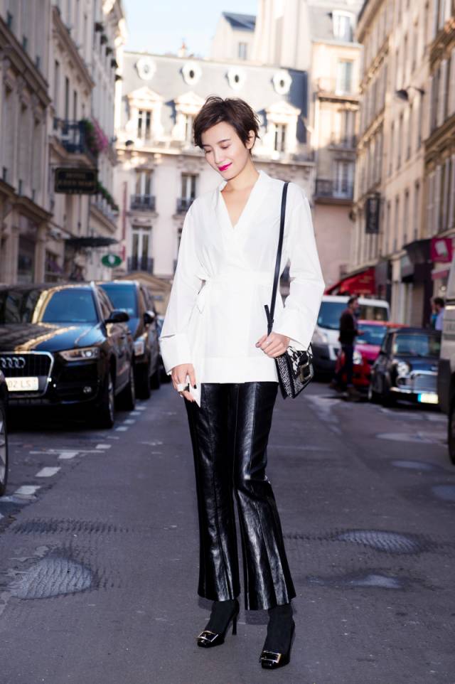 巴黎时装周的宋佳，是时髦女星中的一股清流