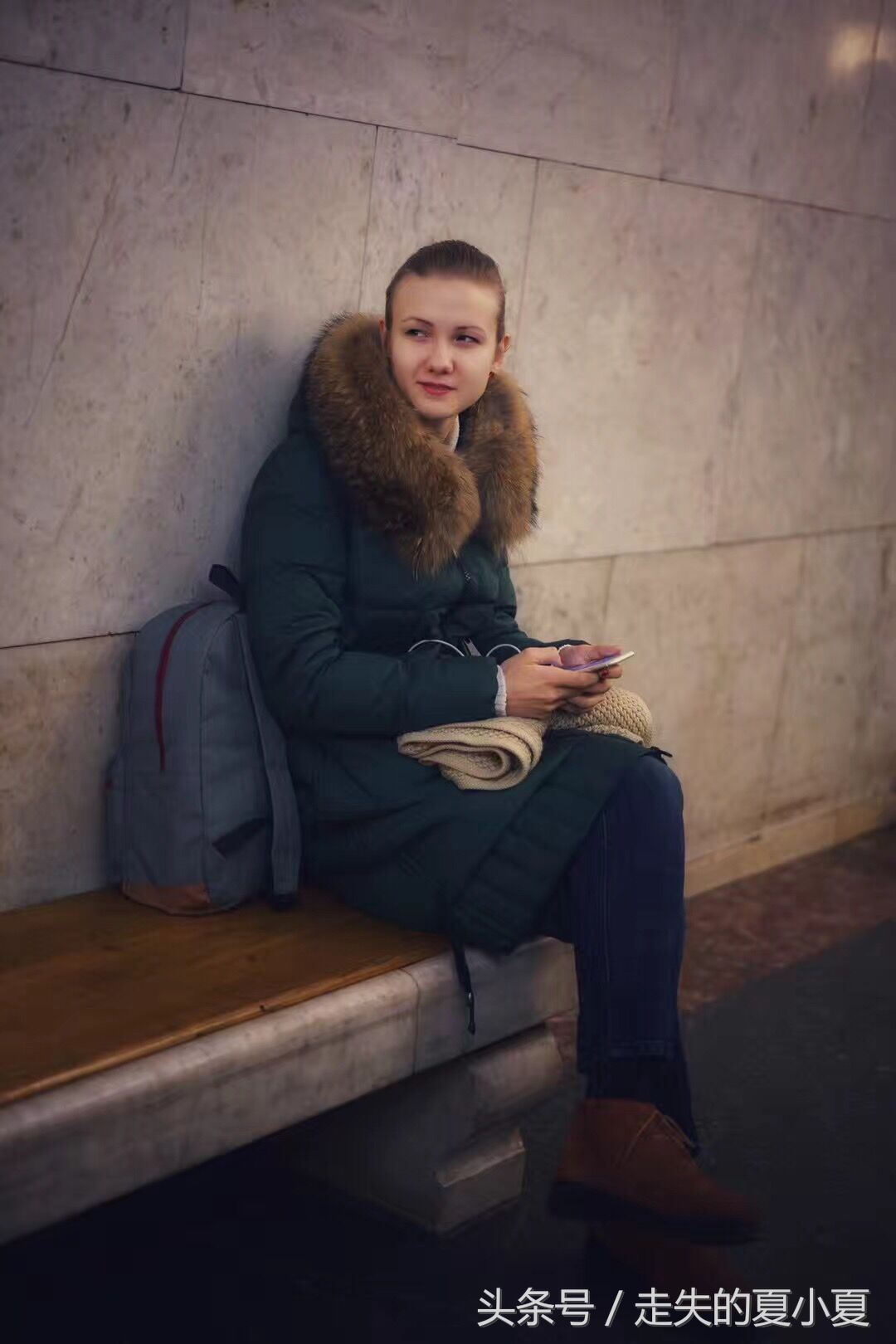 「街拍」莫斯科基辅地铁站相拥起舞的恋人