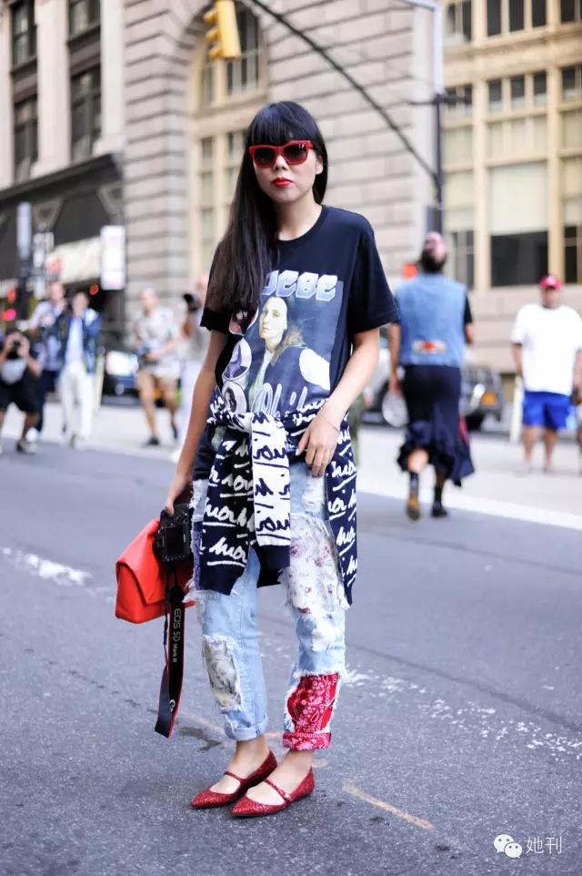纽约时装周最新流行街拍