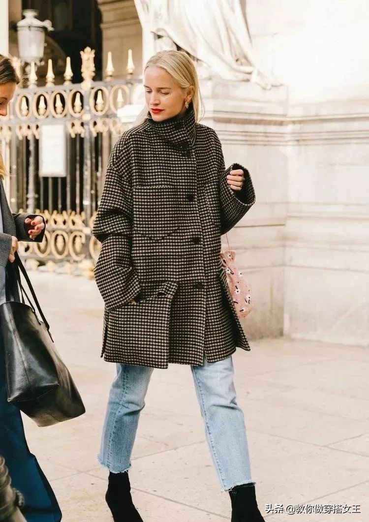 今年流行的“格纹”大衣，你真的知道怎么搭配才更时髦吗