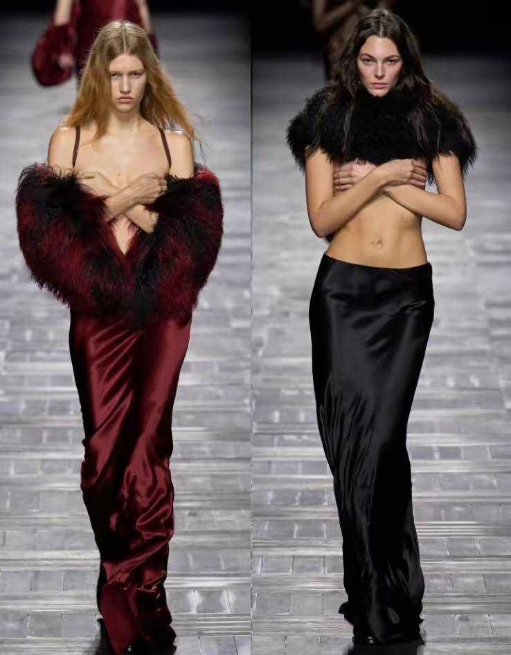 巴黎时装秀现场：华人女模赤身露胸上阵，到底秀什么？这是时尚吗
